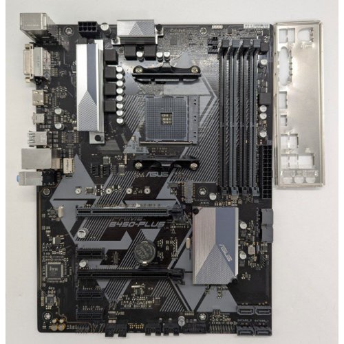 Материнська плата Asus PRIME B450-PLUS (sAM4, AMD B450) (Відновлено продавцем, 831384) купити в Україні: Київ, Львів, Хмельницький, Тернопіль, Івано-Франківськ | Перевірка сумісності, низька ціна, відгуки, характеристики від TELEMART фото