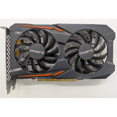 Видеокарта Gigabyte GeForce GTX 1050 OC 2048MB (GV-N1050OC-2GD) (Восстановлено продавцом, 831436) купить в Украине: Киев, Днепр, Харьков, Одесса  | Проверка совместимости, низкая цена, отзывы, характеристики от TELEMART фото