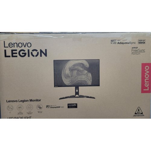 Уценка монитор Lenovo 27" Legion R27i-30 (67B5GAC1UA) Raven Black (Повреждена упаковка, 831453) купить в Украине: Киев, Днепр, Харьков, Одесса  | Низкая цена, отзывы, характеристики от TELEMART фото