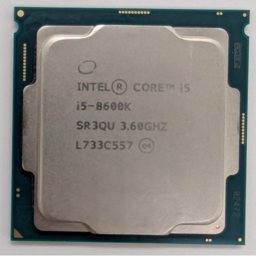 Процессор Intel Core i5-8600K 3.6(4.3)GHz 9MB s1151 Tray (CM8068403358508) (Восстановлено продавцом, 831456) купить в Украине: Киев, Днепр, Харьков, Одесса  | Проверка совместимости, низкая цена, отзывы, характеристики от TELEMART фото
