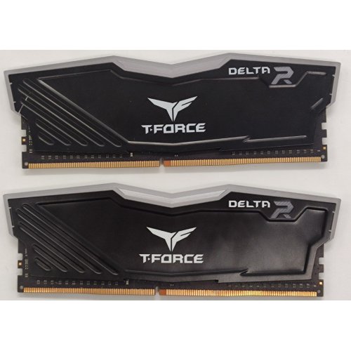 Озп Team DDR4 16GB (2x8GB) 3200Mhz T-Force Delta RGB (TF3D48G3200HC16CBK) (Відновлено продавцем, 831457) купити в Україні: Київ, Львів, Хмельницький, Тернопіль, Івано-Франківськ | Перевірка сумісності, низька ціна, відгуки, характеристики від TELEMART фото