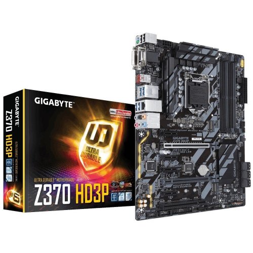 Материнська плата Gigabyte Z370 HD3P (s1151, Intel Z370) (Відновлено продавцем, 831458) купити в Україні: Київ, Львів, Хмельницький, Тернопіль, Івано-Франківськ | Перевірка сумісності, низька ціна, відгуки, характеристики від TELEMART фото