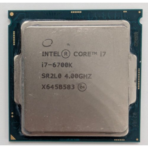 Процессор Intel Core i7-6700K 4.0(4.2)GHz 8MB s1151 Tray (CM8066201919901) (Восстановлено продавцом, 831489) купить в Украине: Киев, Днепр, Харьков, Одесса  | Проверка совместимости, низкая цена, отзывы, характеристики от TELEMART фото