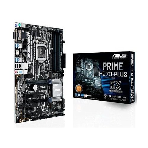 Материнська плата Asus PRIME H270-PLUS (s1151, Intel H270) (Відновлено продавцем, 831493) купити в Україні: Київ, Львів, Хмельницький, Тернопіль, Івано-Франківськ | Перевірка сумісності, низька ціна, відгуки, характеристики від TELEMART фото