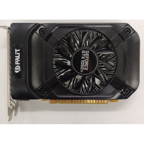 Відеокарта Palit GeForce GTX 1050 Ti StormX 4096MB (NE5105T018G1-1070F) (Відновлено продавцем, 831498) купити в Україні: Київ, Львів, Хмельницький, Тернопіль, Івано-Франківськ | Перевірка сумісності, низька ціна, відгуки, характеристики від TELEMART фото