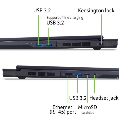 Ноутбук Acer Predator Helios Neo 18 PHN18-72 (NH.QVFEU.001) Black купить в Украине: Киев, Днепр, Харьков, Одесса  | Низкая цена, отзывы, характеристики от TELEMART фото