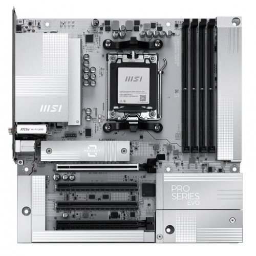 Материнська плата MSI PRO B840M-P EVO WIFI6E PZ (sAM5, AMD B840) купити в Україні: Київ, Львів, Хмельницький, Тернопіль, Івано-Франківськ | Перевірка сумісності, низька ціна, відгуки, характеристики від TELEMART фото