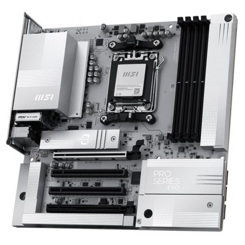 Материнська плата MSI PRO B840M-P EVO WIFI6E PZ (sAM5, AMD B840) купити в Україні: Київ, Львів, Хмельницький, Тернопіль, Івано-Франківськ | Перевірка сумісності, низька ціна, відгуки, характеристики від TELEMART фото