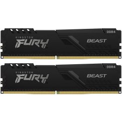 Уценка озу Kingston DDR4 32GB (2x16GB) 3200Mhz FURY Beast Black (KF432C16BB1K2/32WP) (Вскрытая упаковка, 831860)