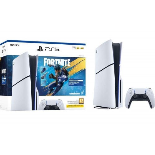 Игровая консоль Sony PlayStation 5 Slim Blu-ray (Fortnite Flowering Choas Bundle) (1000049838) купить в Украине: Киев, Днепр, Харьков, Одесса  | Низкая цена, отзывы, характеристики от TELEMART фото