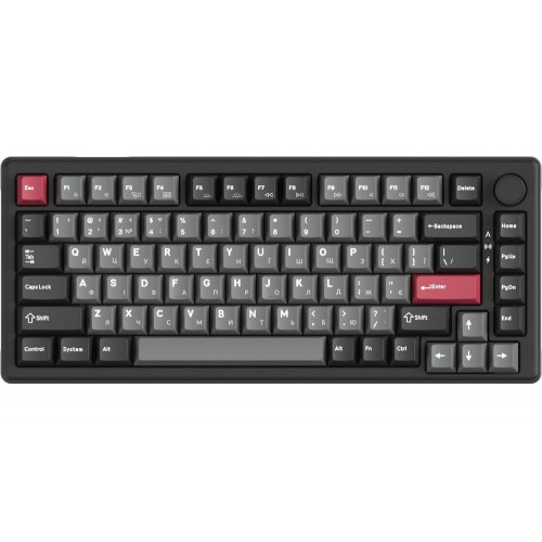 Клавиатура GamePro Asgard Yord MK266 Keychron Super Red Switch Wireless Black купить в Украине: Киев, Днепр, Харьков, Одесса  | Низкая цена, отзывы, характеристики от TELEMART фото