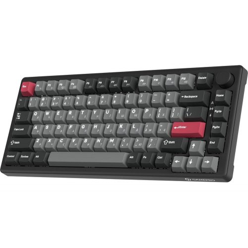 Клавиатура GamePro Asgard Yord MK266 Keychron Super Red Switch Wireless Black купить в Украине: Киев, Днепр, Харьков, Одесса  | Низкая цена, отзывы, характеристики от TELEMART фото