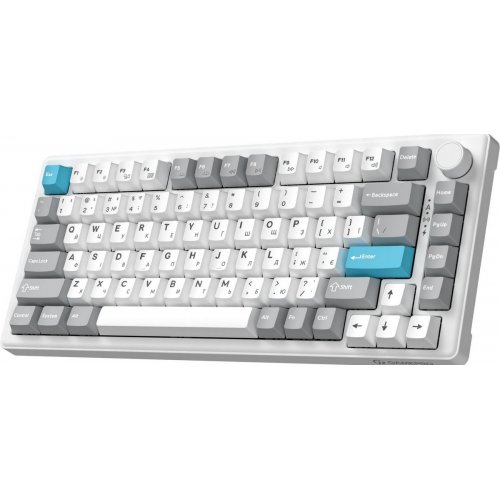 Клавиатура GamePro Asgard Yord MK266 Keychron Super Red Switch Wireless White купить в Украине: Киев, Днепр, Харьков, Одесса  | Низкая цена, отзывы, характеристики от TELEMART фото