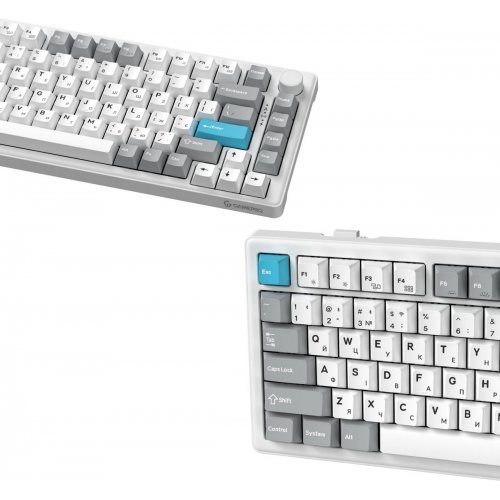 Клавиатура GamePro Asgard Yord MK266 Keychron Super Red Switch Wireless White купить в Украине: Киев, Днепр, Харьков, Одесса  | Низкая цена, отзывы, характеристики от TELEMART фото