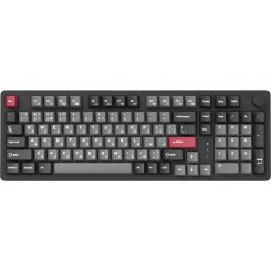Клавиатура GamePro Asgard Drakkar MK305 Keychron Super Red Switch Wireless Black