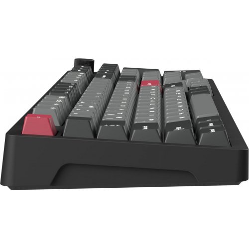 Клавіатура GamePro Asgard Drakkar MK305 Keychron Super Red Switch Wireless Black купити в Україні: Київ, Львів, Хмельницький, Тернопіль, Івано-Франківськ | Низька ціна, відгуки, характеристики від TELEMART фото