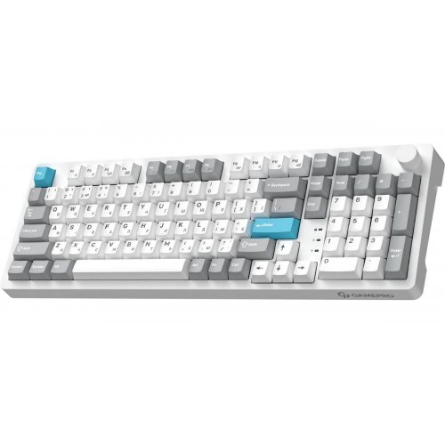 Клавіатура GamePro Asgard Drakkar MK305 Keychron Super Red Switch Wireless White купити в Україні: Київ, Львів, Хмельницький, Тернопіль, Івано-Франківськ | Низька ціна, відгуки, характеристики від TELEMART фото