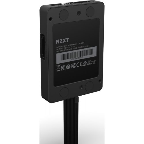 Контроллер для ПК NZXT Control Hub Digital RGB Lighting and Fan Speed Controller (AC-CRFR1-B1) купить в Украине: Киев, Днепр, Харьков, Одесса  | Низкая цена, отзывы, характеристики от TELEMART фото