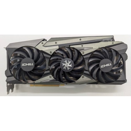 Відеокарта Inno3D GeForce RTX 3070 iCHILL X4 8192MB (C30704-08D6X-1710VA35) (Відновлено продавцем, 832244) купити в Україні: Київ, Львів, Хмельницький, Тернопіль, Івано-Франківськ | Перевірка сумісності, низька ціна, відгуки, характеристики від TELEMART фото