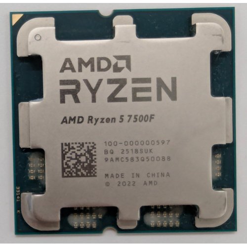 Процессор AMD Ryzen 5 7500F 3.7(5.0)GHz 32MB sAM5 Tray (100-000000597) (Восстановлено продавцом, 832245) купить в Украине: Киев, Днепр, Харьков, Одесса  | Проверка совместимости, низкая цена, отзывы, характеристики от TELEMART фото