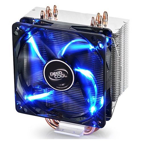Кулер Deepcool GAMMAXX 400 LED Blue (Відновлено продавцем, 832250) купити в Україні: Київ, Львів, Хмельницький, Тернопіль, Івано-Франківськ | Перевірка сумісності, низька ціна, відгуки, характеристики від TELEMART фото