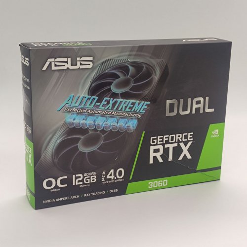 Видеокарта Asus GeForce RTX 3060 Dual OC 12288MB (DUAL-RTX3060-O12G-V2) (Восстановлено продавцом, 832264) купить в Украине: Киев, Днепр, Харьков, Одесса  | Проверка совместимости, низкая цена, отзывы, характеристики от TELEMART фото