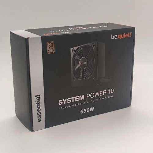 Блок живлення Be Quiet! System Power 10 650W (BN328) (Відновлено продавцем, 832273) купити в Україні: Київ, Львів, Хмельницький, Тернопіль, Івано-Франківськ | Перевірка сумісності, низька ціна, відгуки, характеристики від TELEMART фото