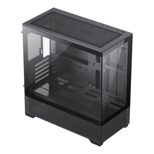Корпус GAMEMAX Vista M Tempered Glass без БЖ Black (Стан нового, 832293) купити в Україні: Київ, Львів, Хмельницький, Тернопіль, Івано-Франківськ | Перевірка сумісності, низька ціна, відгуки, характеристики від TELEMART фото