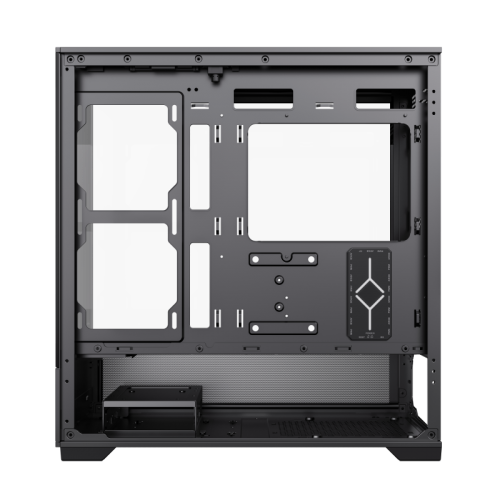 Корпус GAMEMAX Vista M Tempered Glass без БЖ Black (Стан нового, 832293) купити в Україні: Київ, Львів, Хмельницький, Тернопіль, Івано-Франківськ | Перевірка сумісності, низька ціна, відгуки, характеристики від TELEMART фото