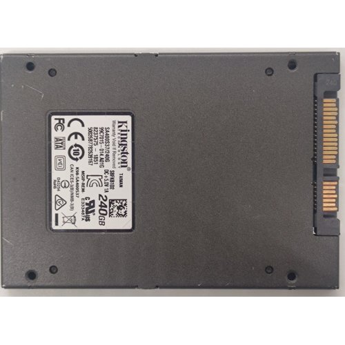 Ssd-диск Kingston SSDNow A400 TLC 240GB 2.5'' (SA400S37/240G) (Восстановлено продавцом, 832306) купить в Украине: Киев, Днепр, Харьков, Одесса  | Проверка совместимости, низкая цена, отзывы, характеристики от TELEMART фото