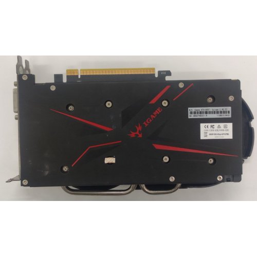 Видеокарта COLORFUL iGame GeForce GTX 1050Ti Ultra 4096MB (Vulcan U 4G EC) (Восстановлено продавцом, 832312) купить в Украине: Киев, Днепр, Харьков, Одесса  | Проверка совместимости, низкая цена, отзывы, характеристики от TELEMART фото