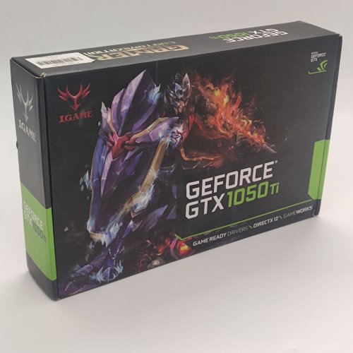 Видеокарта COLORFUL iGame GeForce GTX 1050Ti Ultra 4096MB (Vulcan U 4G EC) (Восстановлено продавцом, 832312) купить в Украине: Киев, Днепр, Харьков, Одесса  | Проверка совместимости, низкая цена, отзывы, характеристики от TELEMART фото