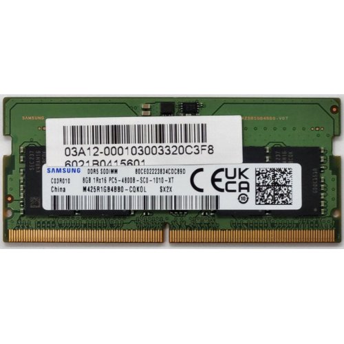 Озу Samsung SODIMM DDR5 8GB 4800Mhz (M425R1GB4BB0-CQKOL) (Восстановлено продавцом, 832326) купить в Украине: Киев, Днепр, Харьков, Одесса  | Проверка совместимости, низкая цена, отзывы, характеристики от TELEMART фото