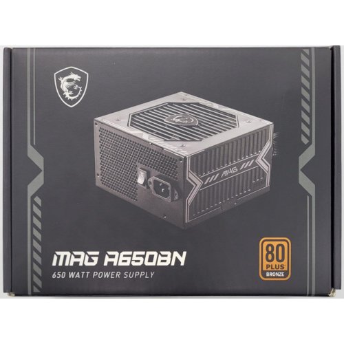Блок питания MSI MAG 650W (A650BN) (Восстановлено продавцом, 832345) купить в Украине: Киев, Днепр, Харьков, Одесса  | Проверка совместимости, низкая цена, отзывы, характеристики от TELEMART фото