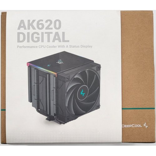 Кулер Deepcool AK620 DIGITAL (R-AK620-BKADMN-G) Black (Восстановлено продавцом, 832351) купить в Украине: Киев, Днепр, Харьков, Одесса  | Проверка совместимости, низкая цена, отзывы, характеристики от TELEMART фото