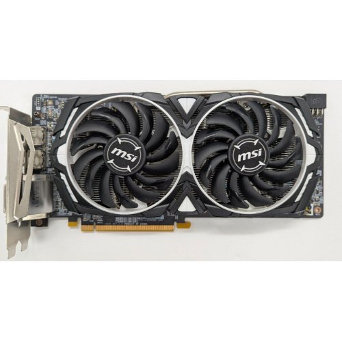 Відеокарта MSI Radeon RX 580 ARMOR OC 8192MB (RX 580 ARMOR 8G OC) (Відновлено продавцем, 832579) купити в Україні: Київ, Львів, Хмельницький, Тернопіль, Івано-Франківськ | Перевірка сумісності, низька ціна, відгуки, характеристики від TELEMART фото