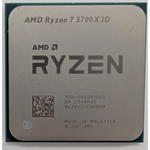 Процессор AMD Ryzen 7 5700X3D 3.0(4.1)GHz 96MB sAM4 Tray (100-000001503) (Восстановлено продавцом, 832588) купить в Украине: Киев, Днепр, Харьков, Одесса  | Проверка совместимости, низкая цена, отзывы, характеристики от TELEMART фото