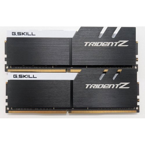 Озп G.Skill DDR4 32GB (2x16GB) 3600Mhz Trident Z (F4-3600C17D-32GTZKW) Black/White (Відновлено продавцем, 832589) купити в Україні: Київ, Львів, Хмельницький, Тернопіль, Івано-Франківськ | Перевірка сумісності, низька ціна, відгуки, характеристики від TELEMART фото