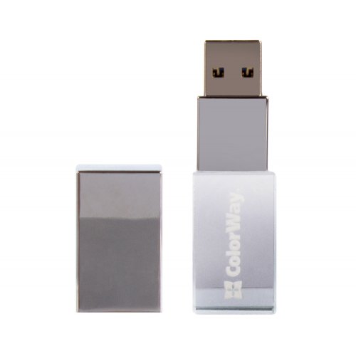 Накопичувач ColorWay Crystal 32GB USB 3.0 (CW-USBCL32) купити в Україні: Київ, Львів, Хмельницький, Тернопіль, Івано-Франківськ | Низька ціна, відгуки, характеристики від TELEMART фото