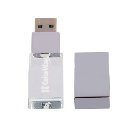 Накопичувач ColorWay Crystal 32GB USB 3.0 (CW-USBCL32) купити в Україні: Київ, Львів, Хмельницький, Тернопіль, Івано-Франківськ | Низька ціна, відгуки, характеристики від TELEMART фото