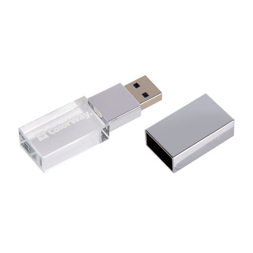 Накопичувач ColorWay Crystal 32GB USB 3.0 (CW-USBCL32) купити в Україні: Київ, Львів, Хмельницький, Тернопіль, Івано-Франківськ | Низька ціна, відгуки, характеристики від TELEMART фото