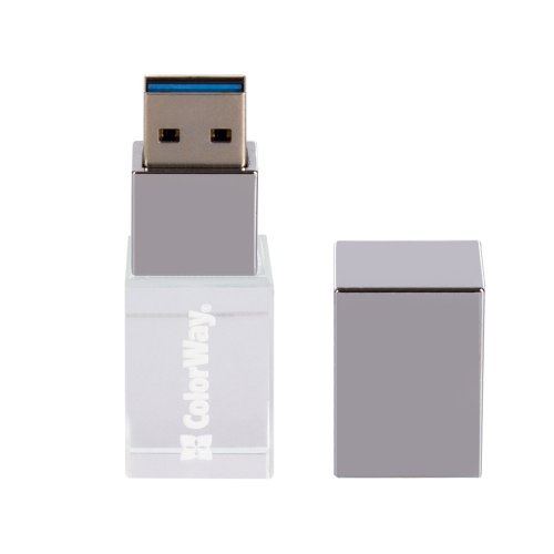 Накопичувач ColorWay Crystal 64GB USB 3.0 (CW-USBCL64) купити в Україні: Київ, Львів, Хмельницький, Тернопіль, Івано-Франківськ | Низька ціна, відгуки, характеристики від TELEMART фото