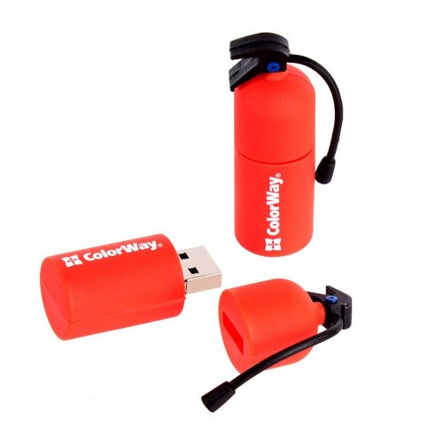 Накопичувач ColorWay Fire 32GB USB 3.0 (CW-USBFE32) купити в Україні: Київ, Львів, Хмельницький, Тернопіль, Івано-Франківськ | Низька ціна, відгуки, характеристики від TELEMART фото
