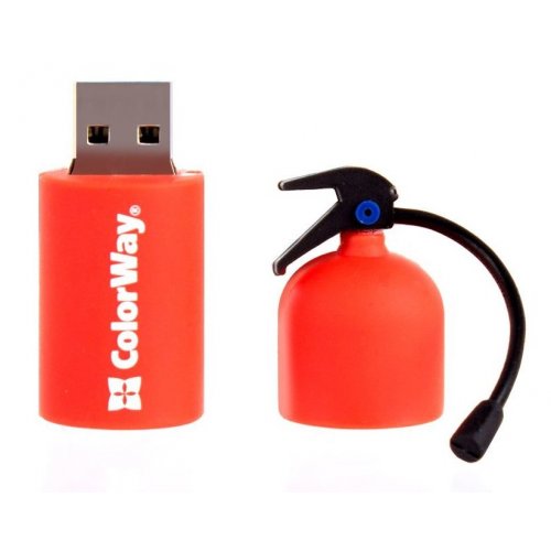 Накопичувач ColorWay Fire 32GB USB 3.0 (CW-USBFE32) купити в Україні: Київ, Львів, Хмельницький, Тернопіль, Івано-Франківськ | Низька ціна, відгуки, характеристики від TELEMART фото