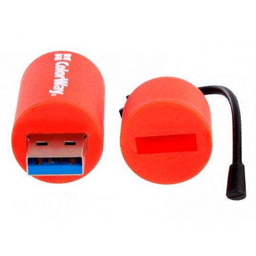 Накопичувач ColorWay Fire 32GB USB 3.0 (CW-USBFE32) купити в Україні: Київ, Львів, Хмельницький, Тернопіль, Івано-Франківськ | Низька ціна, відгуки, характеристики від TELEMART фото
