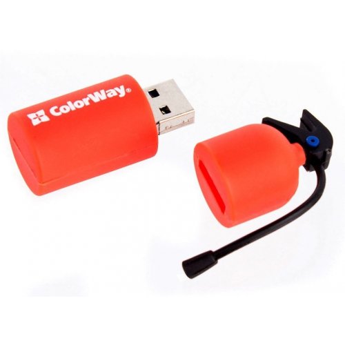 Накопичувач ColorWay Fire 64GB USB 3.0 (CW-USBFE64) купити в Україні: Київ, Львів, Хмельницький, Тернопіль, Івано-Франківськ | Низька ціна, відгуки, характеристики від TELEMART фото