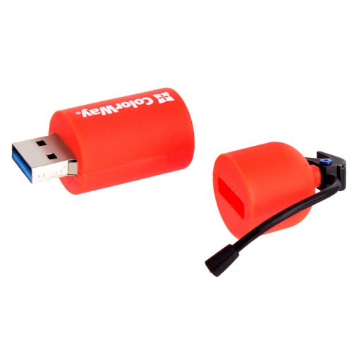 Накопичувач ColorWay Fire 64GB USB 3.0 (CW-USBFE64) купити в Україні: Київ, Львів, Хмельницький, Тернопіль, Івано-Франківськ | Низька ціна, відгуки, характеристики від TELEMART фото