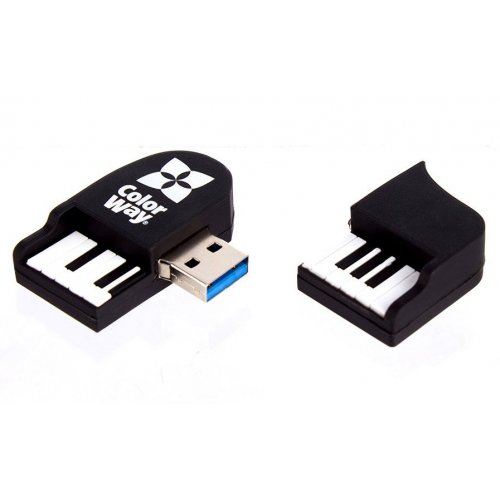 Накопичувач ColorWay Piano 32GB USB 3.0 (CW-USBPO32) купити в Україні: Київ, Львів, Хмельницький, Тернопіль, Івано-Франківськ | Низька ціна, відгуки, характеристики від TELEMART фото