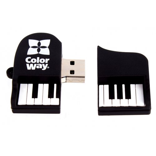 Накопичувач ColorWay Piano 64GB USB 3.0 (CW-USBPO64) купити в Україні: Київ, Львів, Хмельницький, Тернопіль, Івано-Франківськ | Низька ціна, відгуки, характеристики від TELEMART фото