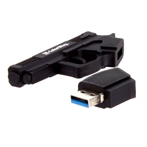 Накопичувач ColorWay Pistol 32GB USB 3.0 (CW-USBPL32) купити в Україні: Київ, Львів, Хмельницький, Тернопіль, Івано-Франківськ | Низька ціна, відгуки, характеристики від TELEMART фото